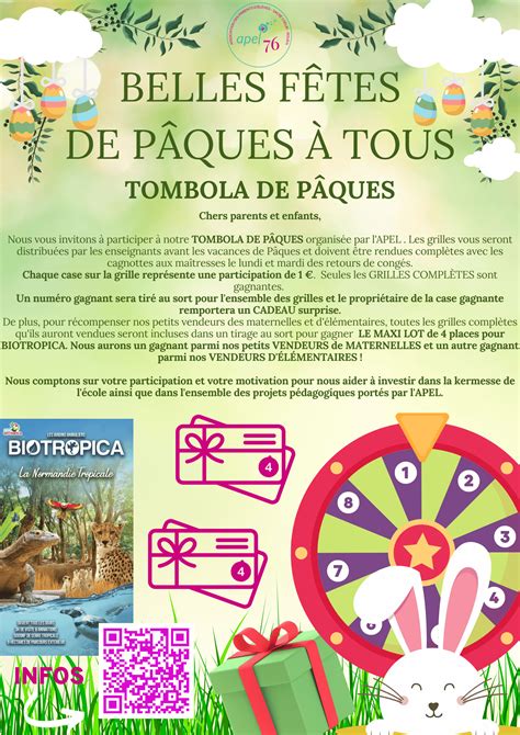 Tombola de Pâques .